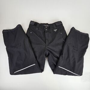 Ocean & Earth OE Pro Series Mens M Black Snow Ski Snowboard Cargo Pants